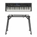 Yamaha CK61 Stage Keyboard with Deluxe Keyboard Stand