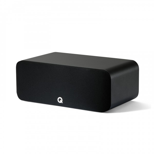 Q Acoustics Q 5090 Centre Speaker, Satin Black with grille attached