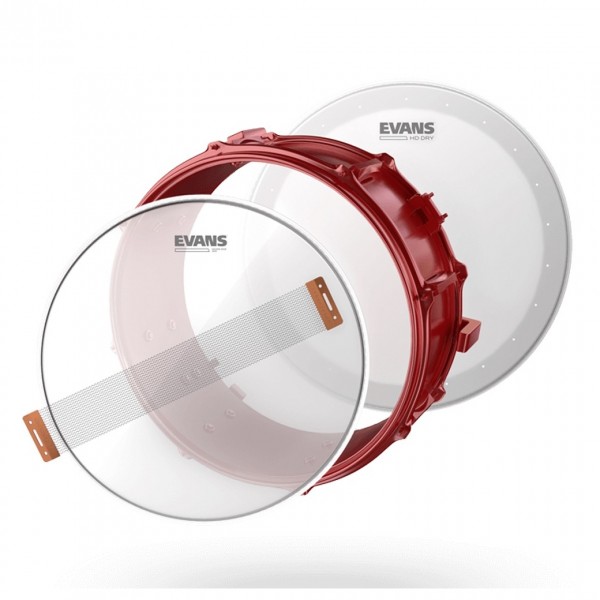 Evans TuneUp Kit HD Dry Snare, 14" - Snare Example