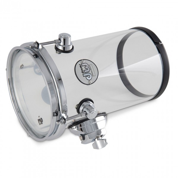 DW Design 6" x 10" Rata Tom, Acrylic Clear - Flat