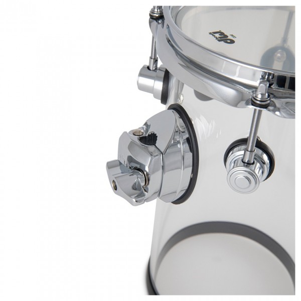 DW Design 6" x 10" Rata Tom, Acrylic Clear - Tom Mount