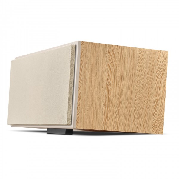 Focal Theva Centre Speaker, Light Wood Side View 3