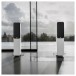 Q Acoustics Q 5040 Compact Floorstanding Speakers, Satin White (Pair) - lifestyle