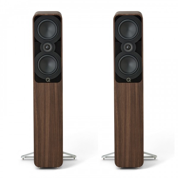 Q Acoustics Q 5040 Compact Floorstanding Speakers, Rosewood (Pair)
