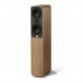 Q Acoustics Q 5040 Compact Floorstanding Speakers, Holme Oak (Pair) - angled