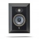 Focal Theva Surround Speaker, Black Front View on Wall