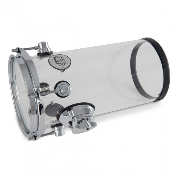 DW Design 6" x 12" Rata Tom, Acrylic Clear - Flat