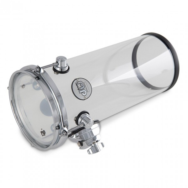 DW Design 6" x 14" Rata Tom, Acrylic Clear - Flat