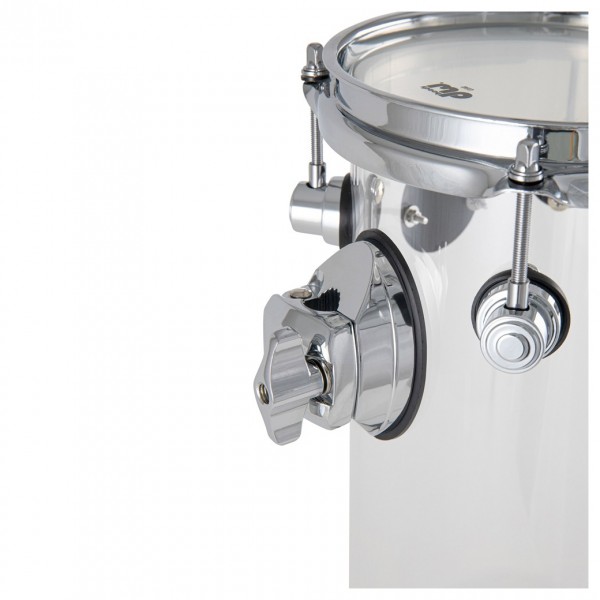 DW Design 6" x 16" Rata Tom, Acrylic Clear - Tom Bracket