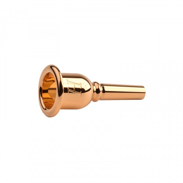 Denis Wick Heritage Trombone Mouthpiece, Gold Plate, 4BS Side