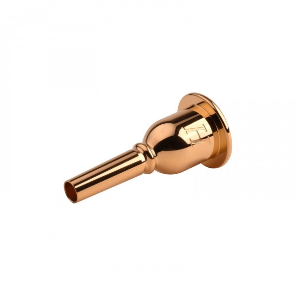 Denis Wick Heritage Trombone Mouthpiece, Gold Plate, 9BS Angle