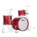 Ludwig Neusonic 22'' Fab 3pc Shell Pack, Satin Diablo Red