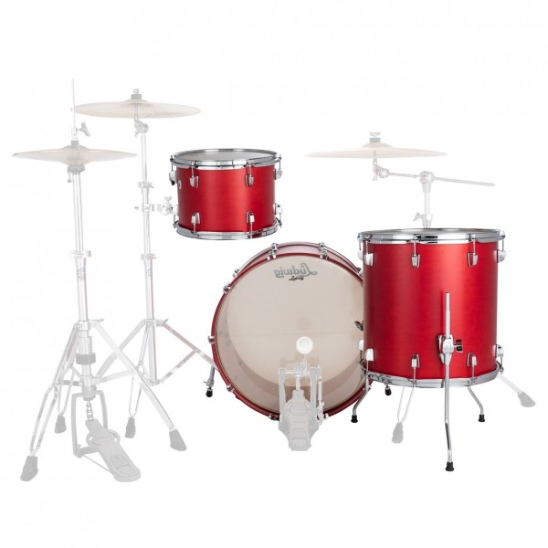Ludwig Neusonic 22'' Fab 3pc Shell Pack, Satin Diablo Red