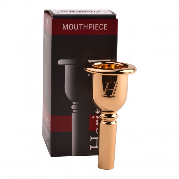 Denis Wick Heritage Trombone Mouthpiece, Gold Plate, 4ABL With Box