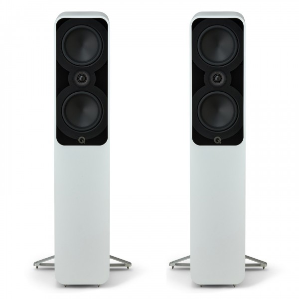 Q Acoustics Q 5050 Floorstanding Speakers, Satin White (Pair)