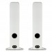 Q Acoustics Q 5050 Floorstanding Speakers, Satin White (Pair) - rear