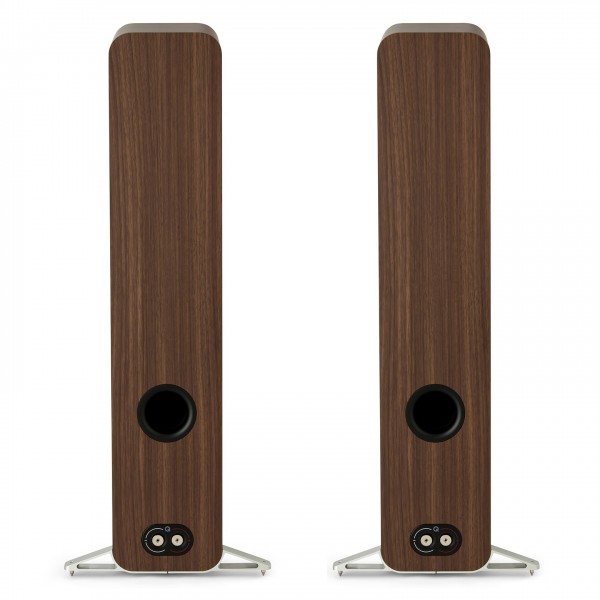 Q Acoustics Q 5050 Floorstanding Speakers, Santos Rosewood (Pair) - rear