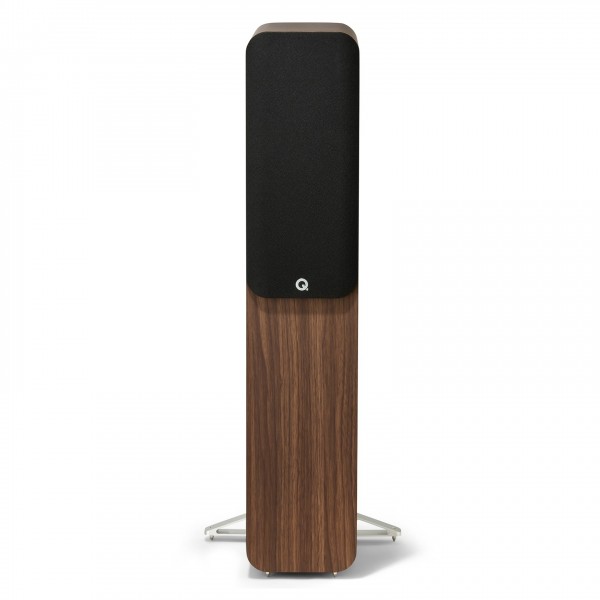 Q Acoustics Q 5050 Floorstanding Speakers, Santos Rosewood (Pair) - with grille