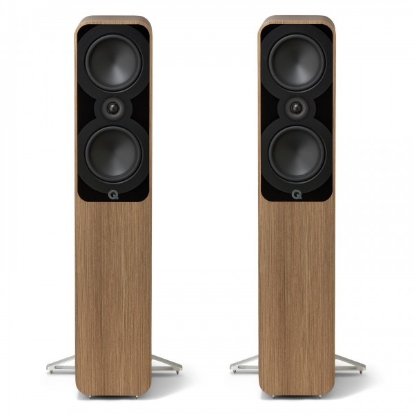 Q Acoustics Q 5050 Floorstanding Speakers, Holme Oak (Pair)