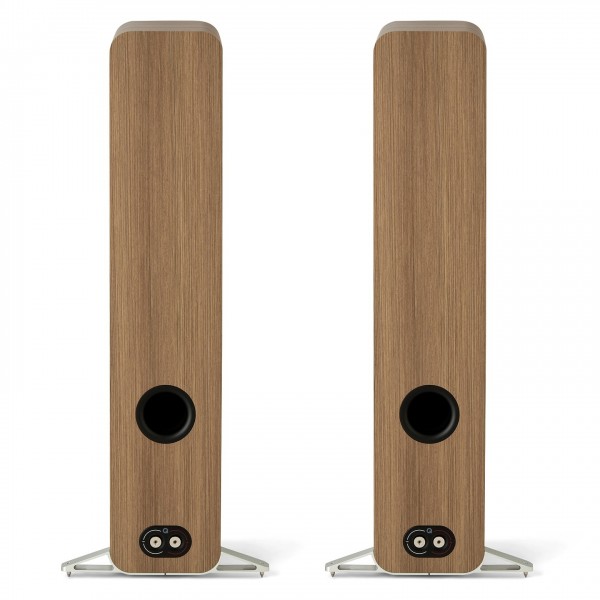 Q Acoustics Q 5050 Floorstanding Speakers, Holme Oak (Pair) - rear