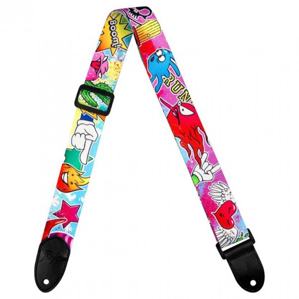 Flight Polyester Ukulele Strap, Wow