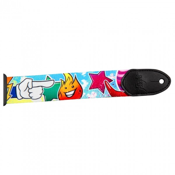 Flight Polyester Ukulele Strap, Wow - End