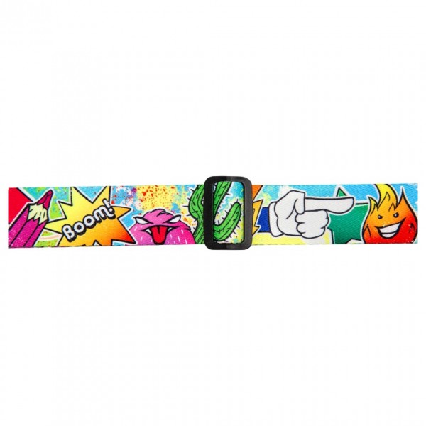 Flight Polyester Ukulele Strap, Wow - Buckle