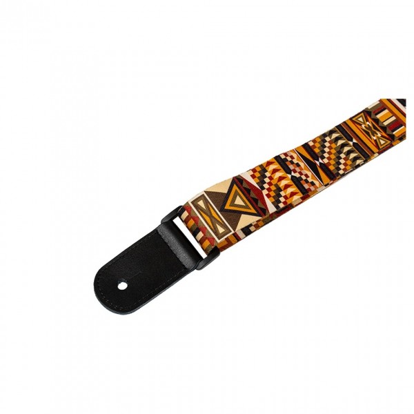 Flight Polyester Ukulele Strap, Marigold - End