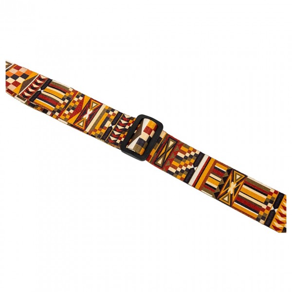 Flight Polyester Ukulele Strap, Marigold - Buckle