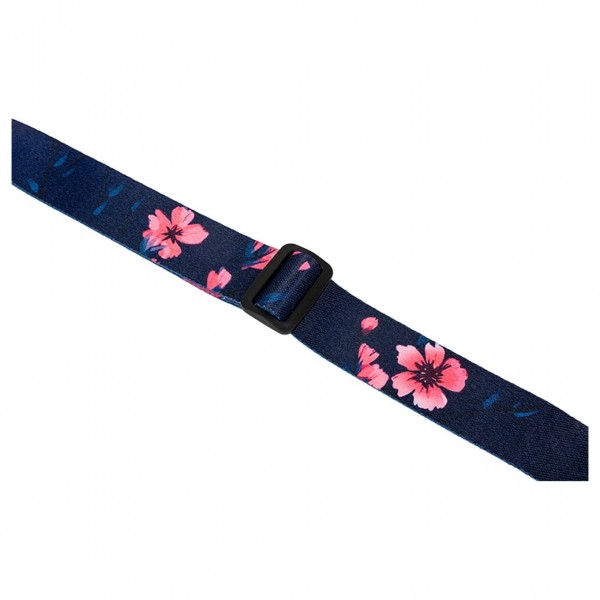 Flight Polyester Ukulele Strap, Sakura - Buckle