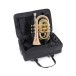 Roy Benson PT101G Pocket Trumpet, Gold Brass Bell In Case