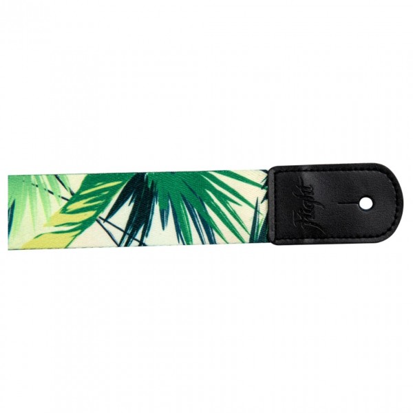 Flight Polyester Ukulele Strap, Jungle - End
