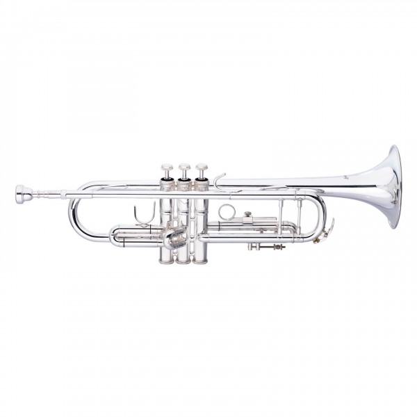 Levante by Stagg TR6301 Bb Trumpet, Silver Plate