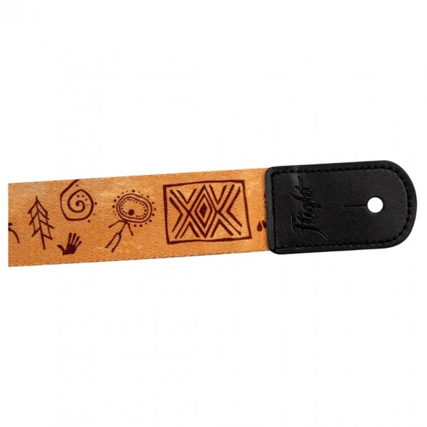 Flight Polyester Ukulele Strap, Cave - End