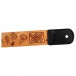 Flight Polyester Ukulele Strap, Cave - End