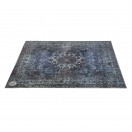 Drum N Base Vintage Persischer B&uuml;hnenteppich Blau, 130cm x 90cm