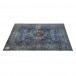 Drum N Base Vintage Perzský scénický koberec modrý, 130 cm x 90 cm