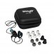Stagg 4 Driver Sound-Isolating In-Ear Monitors, Black