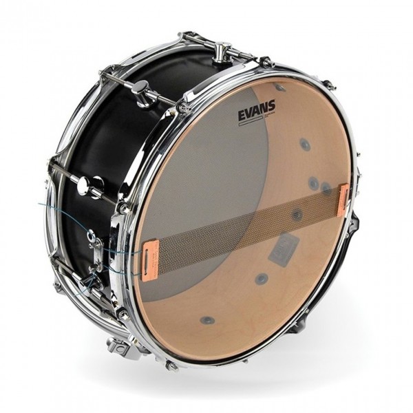 Evans Snare Side Hazy 300 Drum Head, 14'' - Snare Example