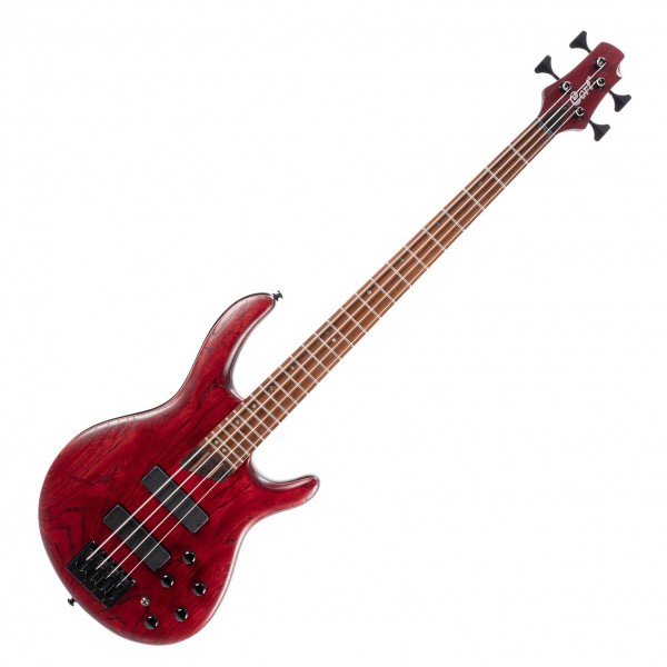 Cort Artisan B4 Element 4-String Bass, Open Pore Burgundy Red