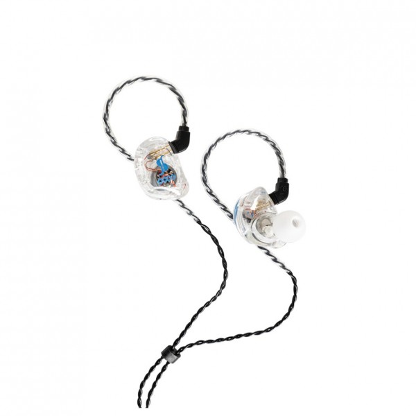 Stagg 4 Driver Sound-Isolating In-Ear Monitors, Transparent