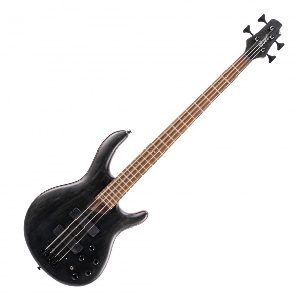 Cort Artisan B4 Element 4-String Bass, Open Pore Trans Black