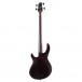 Cort Artisan B4 Element 4-String Bass, Open Pore Trans Black back