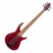 Cort Artisan B5 Element 5-String Bass, Open Pore Burgundy Red