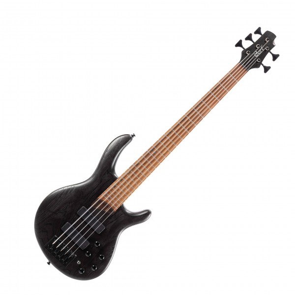 Cort Artisan B5 Element 5-String Bass, Open Pore Trans Black