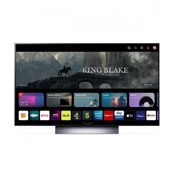 LG OLED65C36LC Smart TV, webOS and ThinQ Smart Streaming