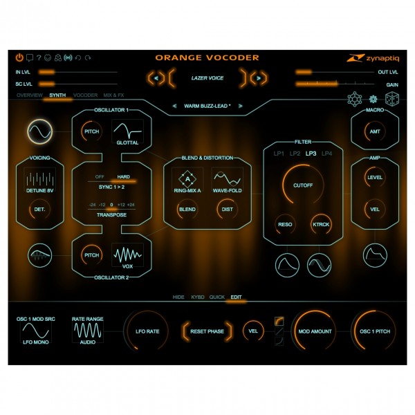 Zynaptiq Orange Vocoder IV
