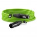 Rode XLR Cable, Green - Coiled