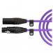 Rode 3m XLR Cable, Purple
