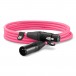 Rode XLR Cable, Pink - Coiled
